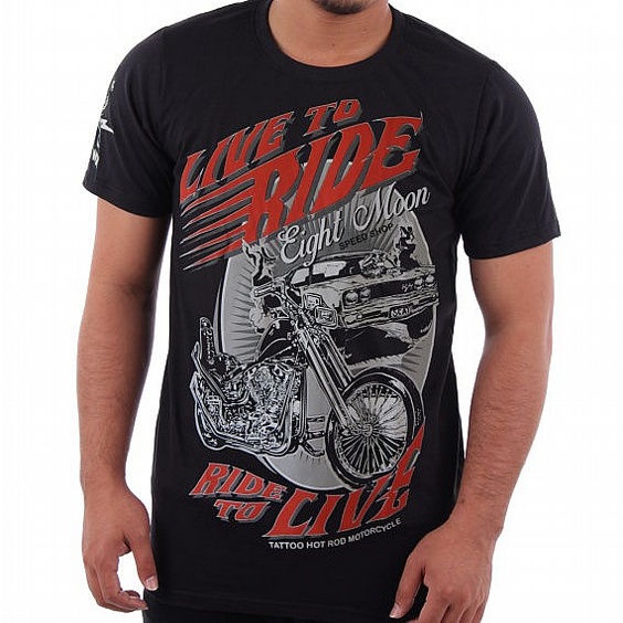 EIGHT MONDAY T-SHIRT - RIDE TO LIVE