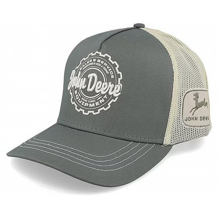 JOHN DEERE - Moline 112 Cap Black/Charcoal Trucker