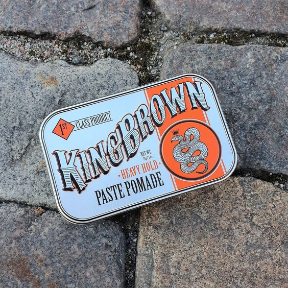 KING BROWN POMADE - HEAVY HOLD PASTE POMADE