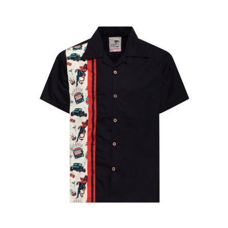KING KEROSIN - PANEL SKJORTA �ROCKABIILY DEVIL� BLACK