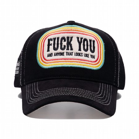 KING KEROSIN - TRUCKER CAP FUCK YOU BLACK