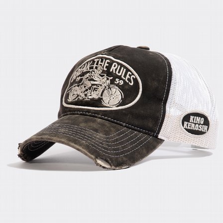 KING KEROSIN - TRUCKER CAP IM USED-LOOK BREAK THE RULES