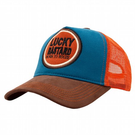 KING KEROSIN - TRUCKER CAP LUCKY BASTARD GREEN