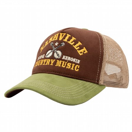 KING KEROSIN - TRUCKER CAP NASHVILLE BRUN