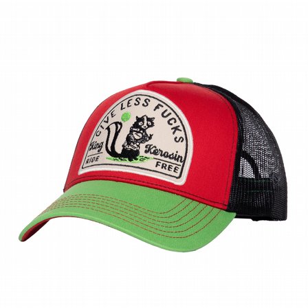 KING KEROSIN - TRUCKER CAP "GIVE LESS FUCKS"
