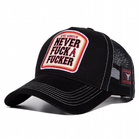 KING KEROSIN - TRUCKER CAP "NEVER FUCK A FUCKER"