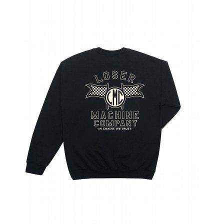 LOSER MACHINE - SPEEDWAY HEAVYWEIGT CREWNECK BLACK