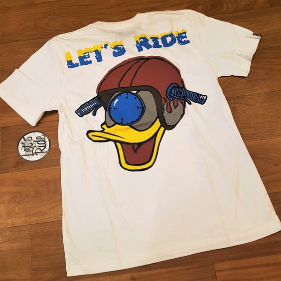 LETS RIDE T-SHIRT - PARTY HAND