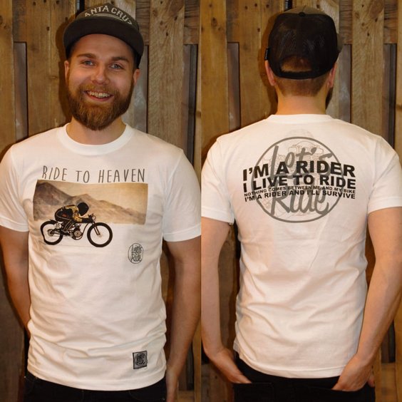 LETS RIDE T-SHIRT - RIDE TO HEAVEN
