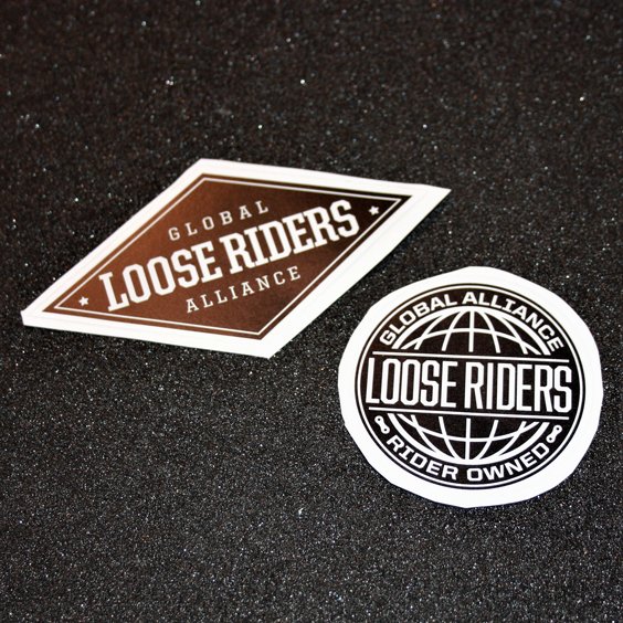 LOOSE RIDERS STICKER - DIAMANT/CIRKEL