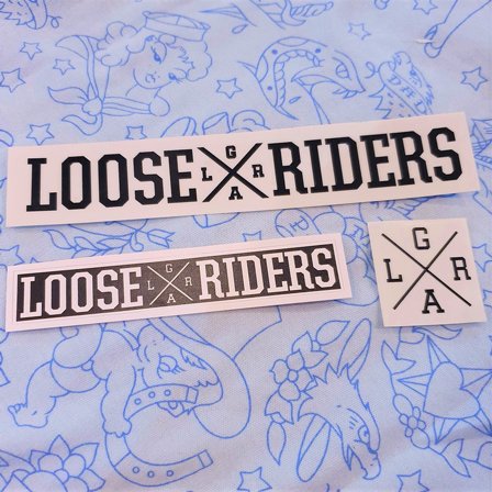 LOOSE RIDERS STICKERS - LOOSER X