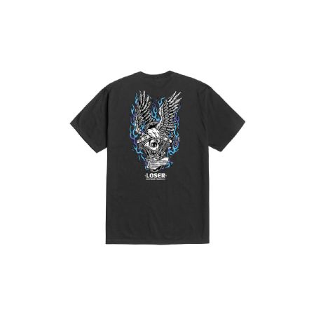 LOSER MACHIN EAGLES NEST S/S TEE- BLACK