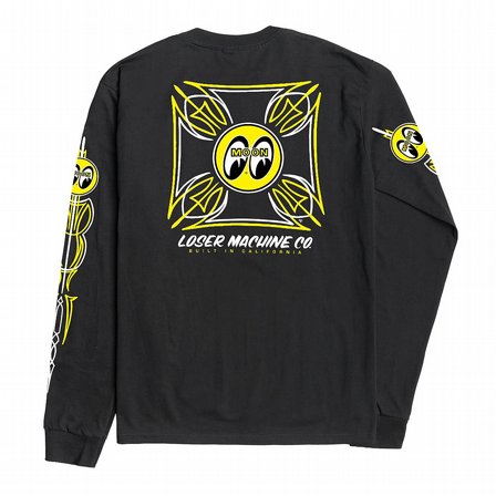 LOSER MACHINE - L/S T-SHIRT BLUE COLLOR STOCK BLACK