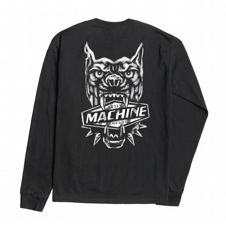 LOSER MACHINE - L/S T-SHIRT ON GUARD BLACK