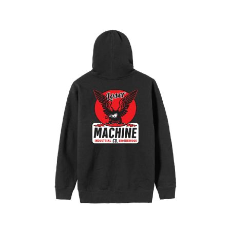 LOSER MACHINE - POERBAND HOODIE BLACK