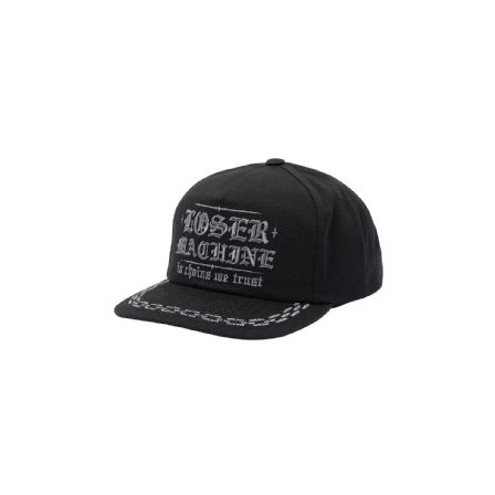 LOSER MACHINE - SNAPBACK TRUST HAT BLACK