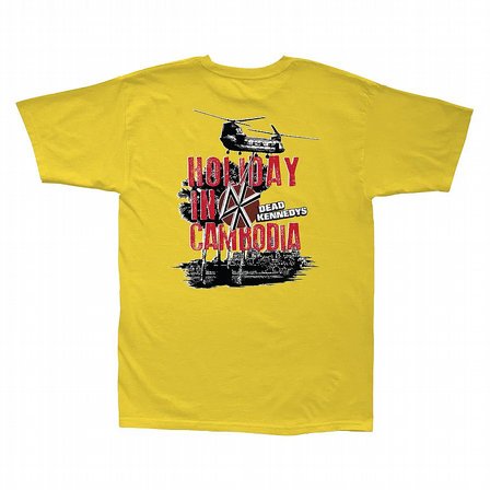 LOSER MACHINE - T-SHIRT DEAD KENNDYS HOLIDAY YELLOW