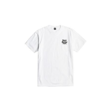 LOSER MACHINE - T-SHIRT DISPLEASURE STOCK TEE WHITE