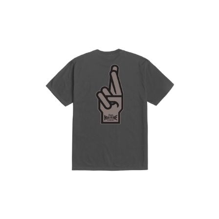 LOSER MACHINE T-SHIRT GOOD LUCK FINGERS VINTAGE BLACK