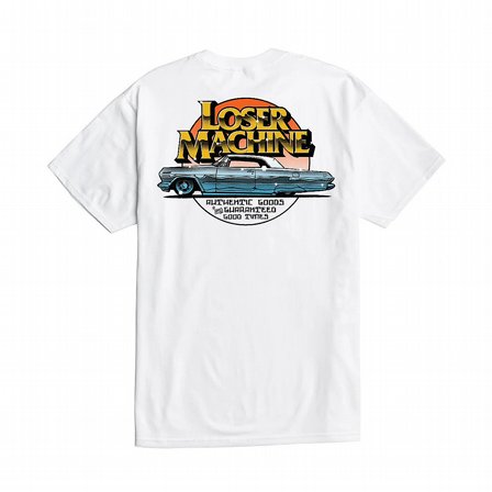 LOSER MACHINE - T-SHIRT GOOD TIMES STOCK WHITE