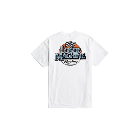 LOSER MACHINE - T-SHIRT HOT FOOT STOCK TEE WHITE