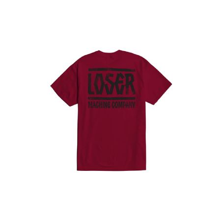 LOSER MACHINE - T-SHIRT INSIDE OUT BBURGUNDY