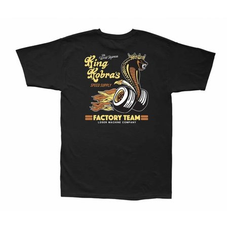 LOSER MACHINE - T-SHIRT KING COBRA BLACK