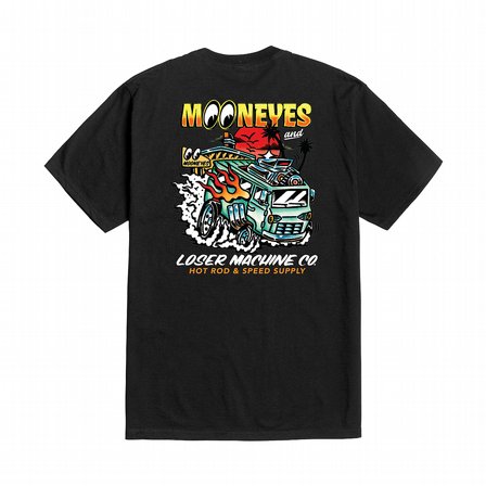 LOSER MACHINE - T-SHIRT MOONEYES ECONO-HAULING BLACK