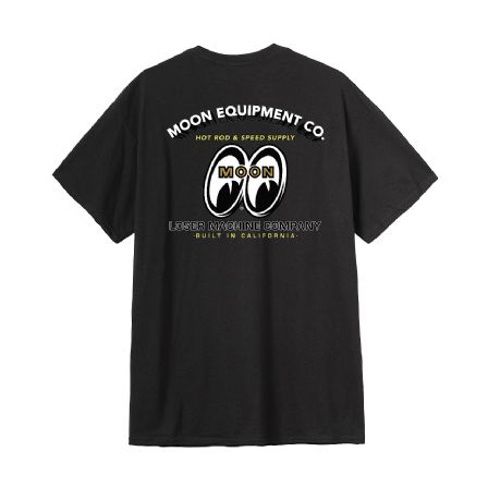 LOSER MACHINE - T-SHIRT MOONEYES FRONT PAGE BLACK