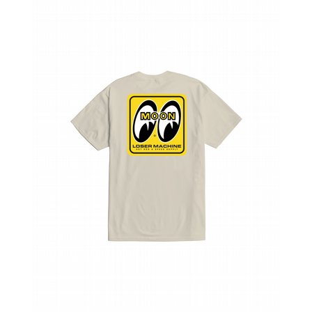 LOSER MACHINE - T-SHIRT MOONEYES HIGHTAIL VINTAGE CREAM