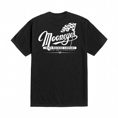 LOSER MACHINE - T-SHIRT MOONEYES PARTNERSHIP BLACK