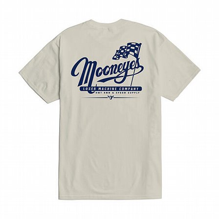 LOSER MACHINE - T-SHIRT MOONEYES PARTNERSHIP CREAM