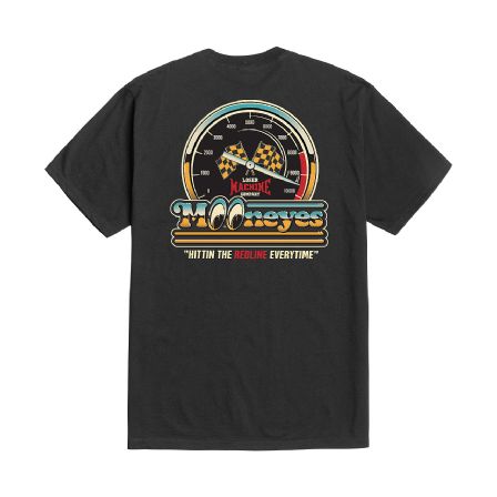LOSER MACHINE - T-SHIRT MOONEYES REDLINE BLACK