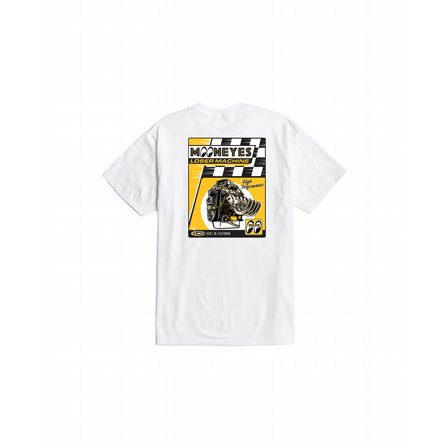 LOSER MACHINE - T-SHIRT MOONEYES SHOP MANUAL WHITE