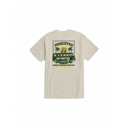 LOSER MACHINE - T-SHIRT MOONEYES SLOW N STEADY CREAM