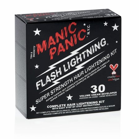 MANIC PANIC BLEKNING - FLASH LIGHTNING® BLEACH KIT - 30 VOLUME CREAM DEVELOPER