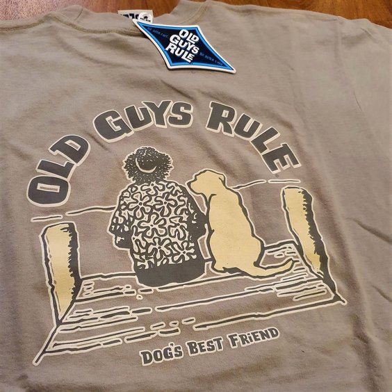 OLD GUYS RULE T-SHIRT - DOGS BEST FRIEND