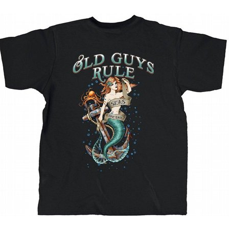OLD GUYS RULE - T-SHIRT SEAS THE DAY
