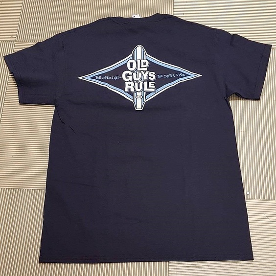 OLD GUYS RULE T-SHIRT - THE OLDER IT GET
