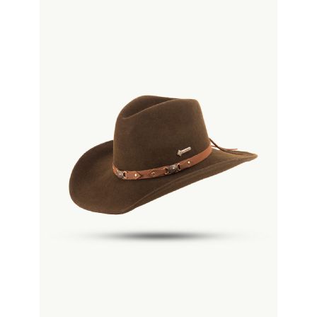 SCIPPIS HATT - BANDIT Wool Hat BROWN