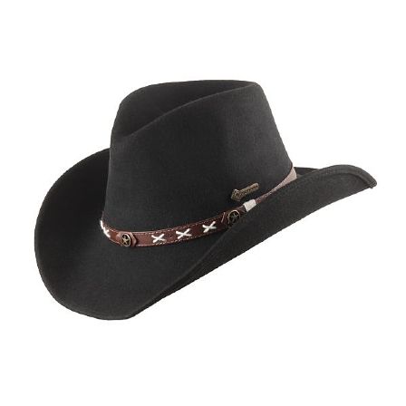 SCIPPIS HATT - SMOKEY FELT BLACK