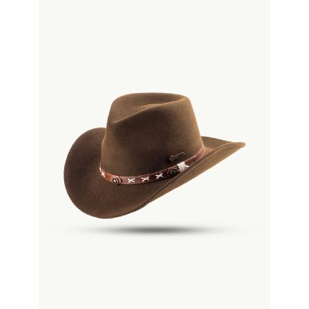 SCIPPIS HATT - SMOKEY Felt Brown