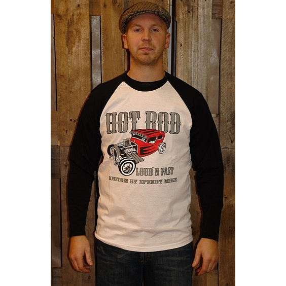 SPEEDY MIKE BASEBALL TEE - LOUD`N FAST