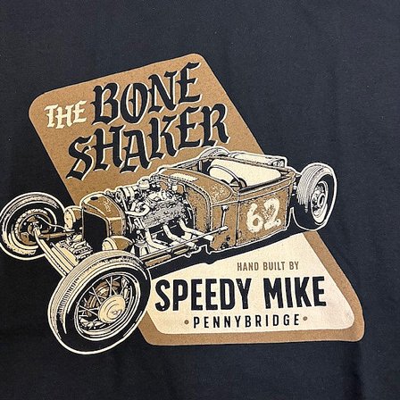 SPEEDY MIKE T-SHIRT - BONE SHAKER