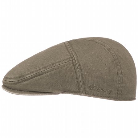 STETSON GUBBKEPS - IVY CAP COTTON OLIVGREEN