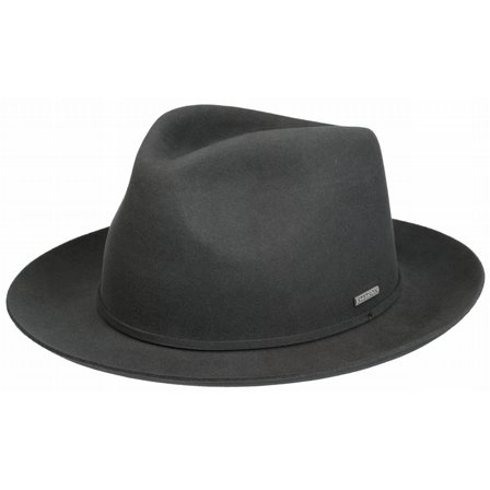 STETSON HATT - FEDORA SOFTFELT GRAY