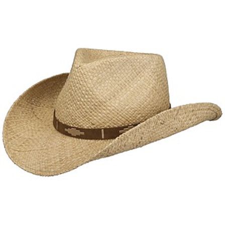 STETSON HATT - WESTERN RAFFIA NATUR
