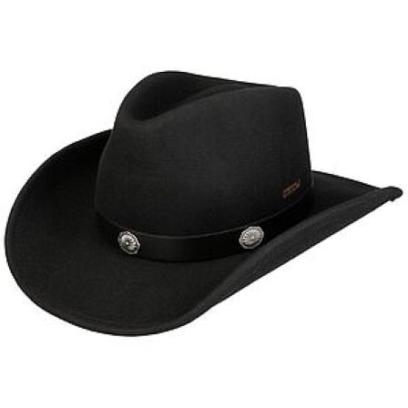 STETSON HATT - WESTERN WOOL HAT BLACK