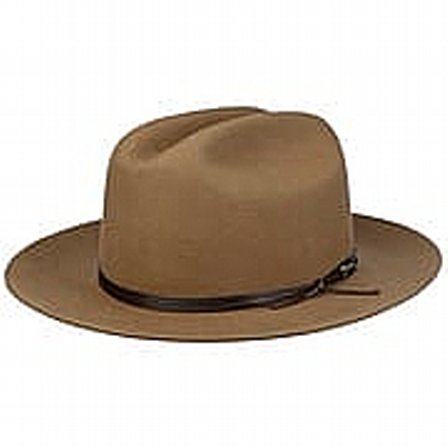 STETSON HATT - WESTERN WOOLFELDT HAT brun