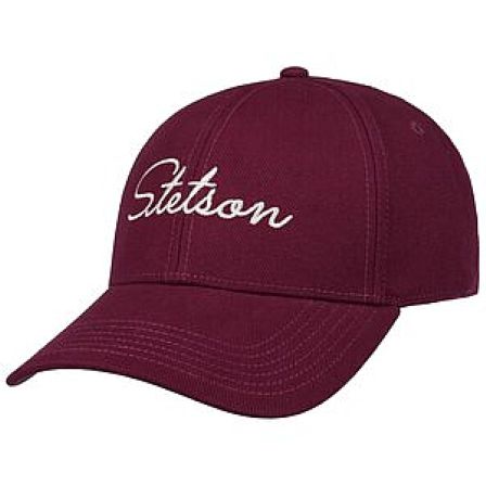 STETSON KEPS - BASEBALL CAP CLASSIC LETTERING RED